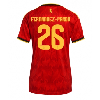 Billige Fotballdrakt Belgia Matias Fernandez-Pardo #26 Replika Hjemmedrakt Dame VM 2026 Kortermet